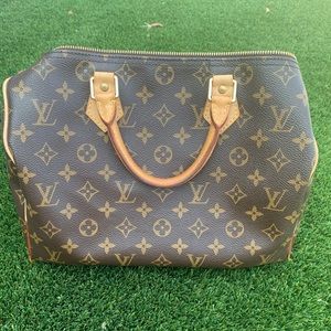 Auth Louis Vuitton Speedy 30
